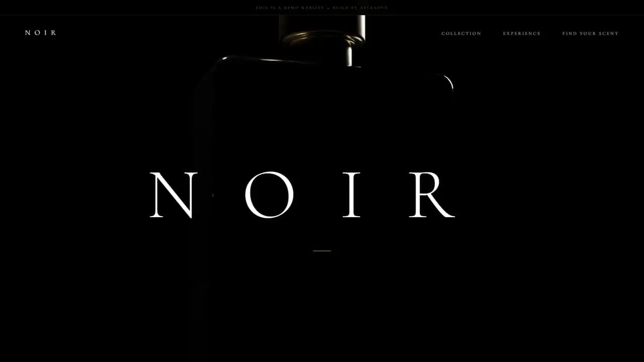 Fragrance website preview