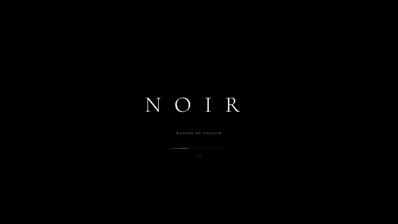 The demo's loading screen, the brand name over a progress bar and a percentage counting up on black