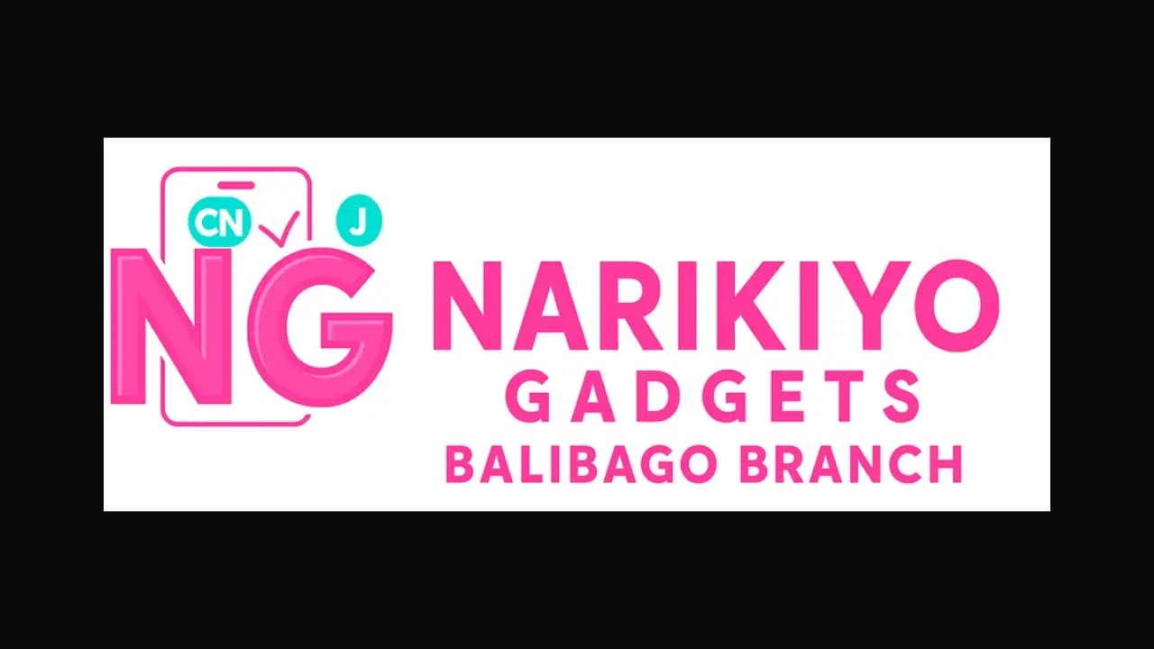 The Narikiyo Gadgets Balibago branch logo lockup